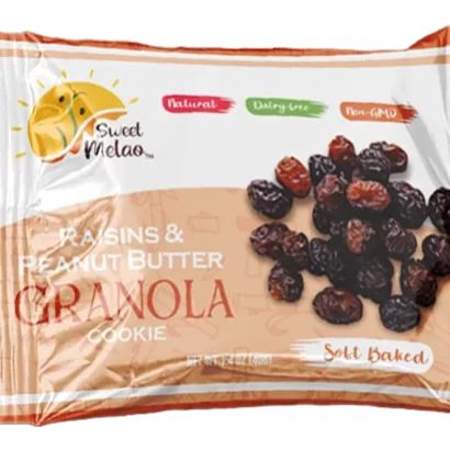 Soft-Baked Raisin Granola Cookie